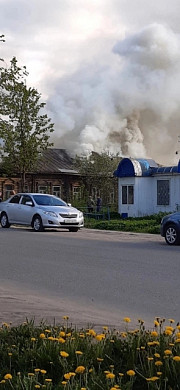 Крупный пожар в Родниках унес жизнь женщины